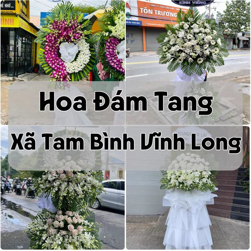 Đặt Hoa Đám Tang Xã Tam Bình Vĩnh Long | Giao Hoa Nhanh