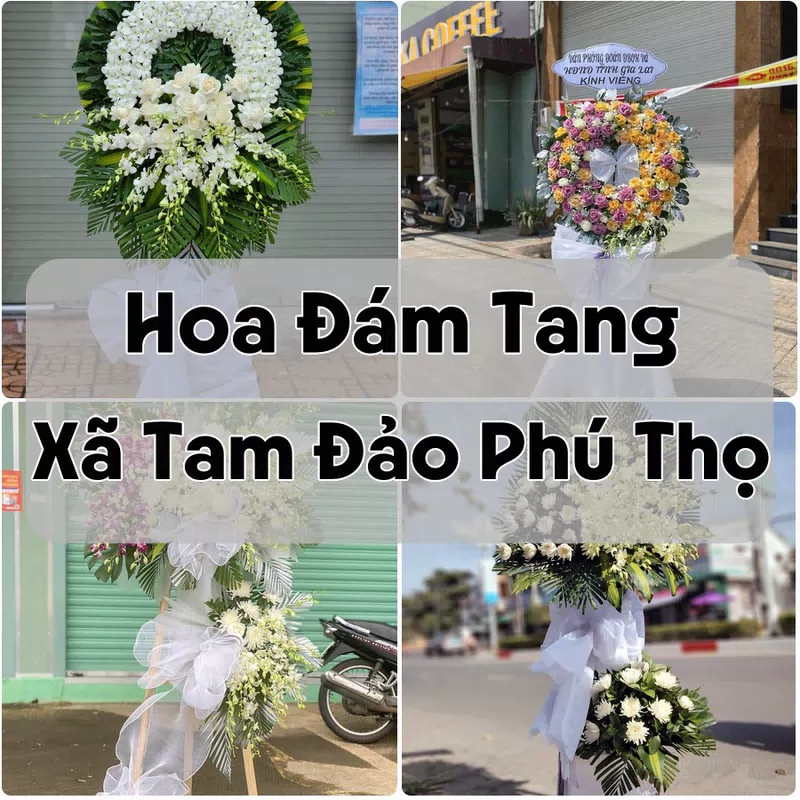 Đặt Hoa Đám Tang Xã Tam Đảo Phú Thọ | Hoa Chia Buồn