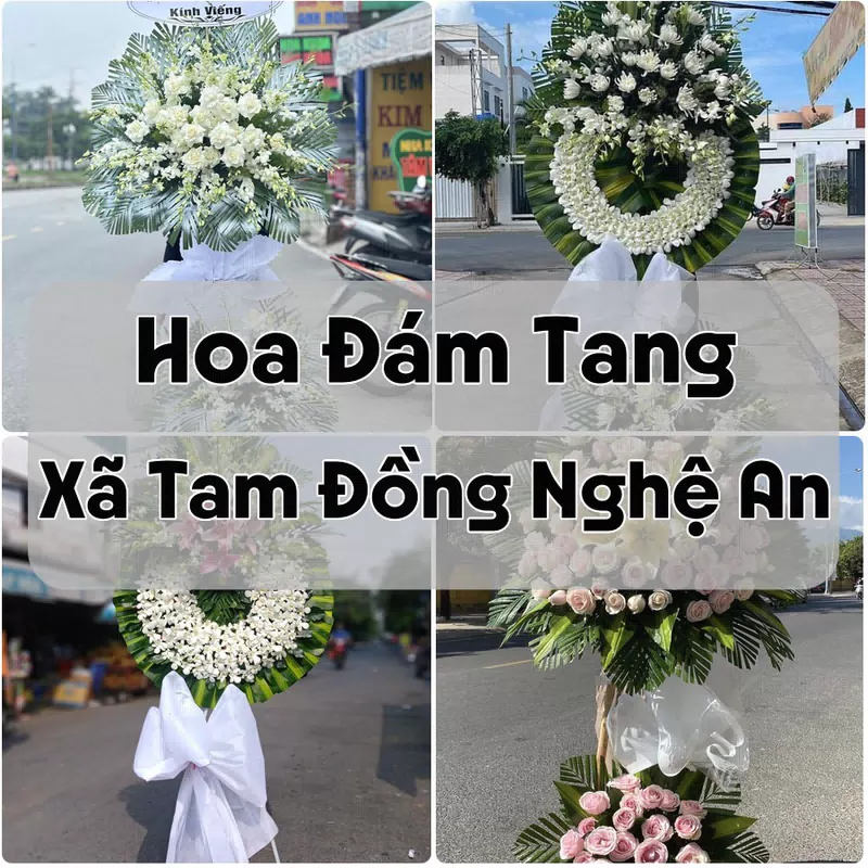 Đặt Hoa Đám Tang Xã Tam Đồng Nghệ An | Hoa Chia Buồn