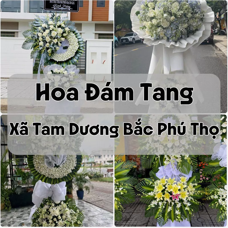 Đặt Hoa Đám Tang Xã Tam Dương Bắc Phú Thọ | Đặt Hoa Viếng