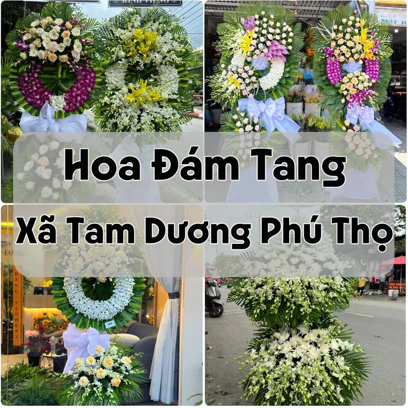 Đặt Hoa Đám Tang Xã Tam Dương Phú Thọ | Đặt Hoa Nhanh