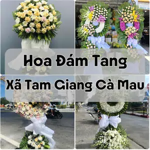Đặt Hoa Đám Tang Xã Tam Giang Cà Mau | Hoa Chia Buồn