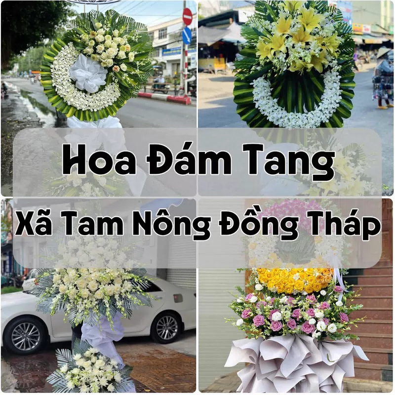Đặt Hoa Đám Tang Xã Tam Nông Đồng Tháp | Đặt Hoa Nhanh