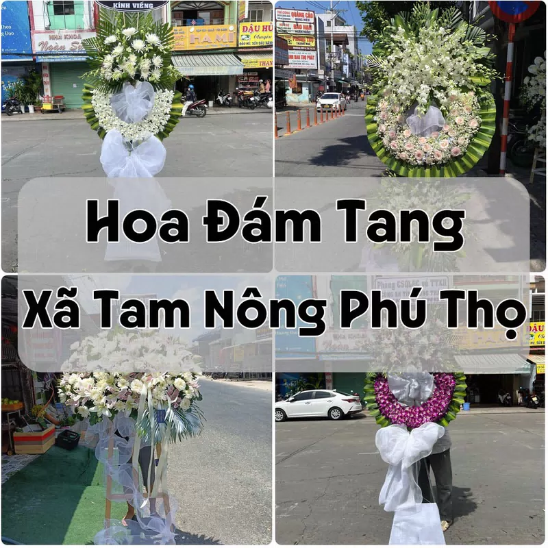 Đặt Hoa Đám Tang Xã Tam Nông Phú Thọ | Đặt Hoa Nhanh