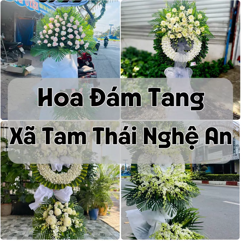 Đặt Hoa Đám Tang Xã Tam Thái Nghệ An | Hoa Chia Buồn