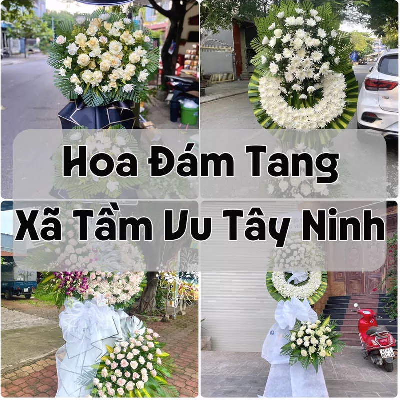 Đặt Hoa Đám Tang Xã Tầm Vu Tây Ninh | Hoa Tang Lễ