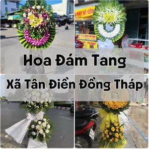 Đặt Hoa Đám Tang Xã Tân Điền Đồng Tháp | Giao Hoa Nhanh