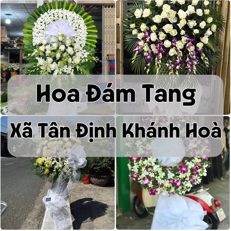 Đặt Hoa Đám Tang Xã Tân Định Khánh Hoà | Đặt Hoa Nhanh
