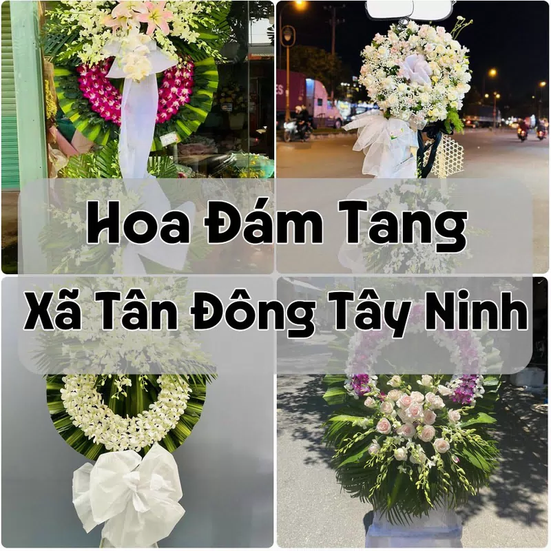 Đặt Hoa Đám Tang Xã Tân Đông Tây Ninh | Hoa Tang Lễ