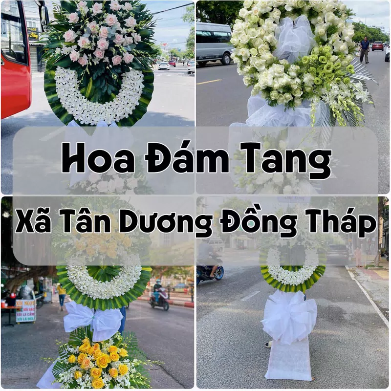 Đặt Hoa Đám Tang Xã Tân Dương Đồng Tháp | Đặt Hoa Nhanh