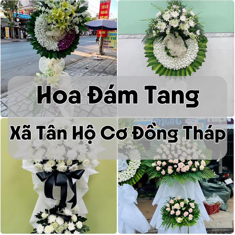 Đặt Hoa Đám Tang Xã Tân Hộ Cơ Đồng Tháp | Đặt Hoa Viếng