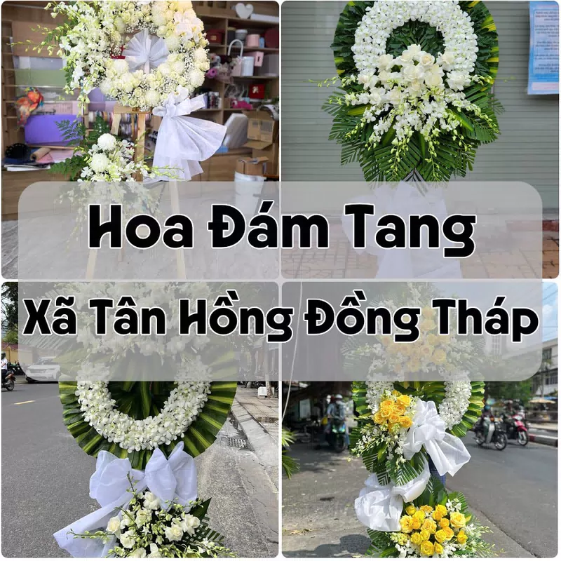 Đặt Hoa Đám Tang Xã Tân Hồng Đồng Tháp | Hoa Chia Buồn