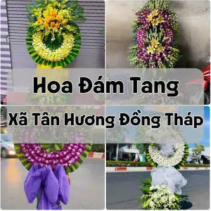 Đặt Hoa Đám Tang Xã Tân Hương Đồng Tháp | Hoa Chia Buồn