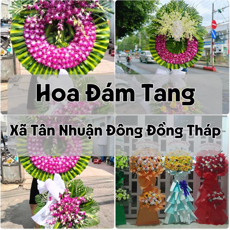 Đặt Hoa Đám Tang Xã Tân Nhuận Đông Đồng Tháp | Hoa Chia Buồn