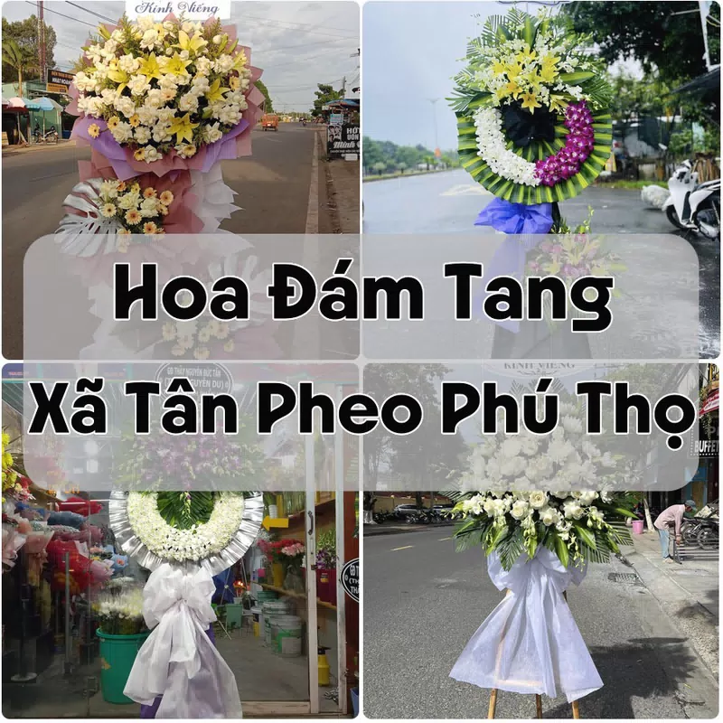 Đặt Hoa Đám Tang Xã Tân Pheo Phú Thọ | Đặt Hoa Viếng