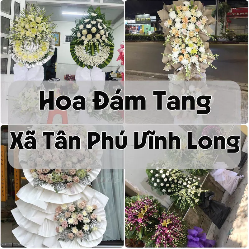 Đặt Hoa Đám Tang Xã Tân Phú Vĩnh Long | Đặt Hoa Nhanh