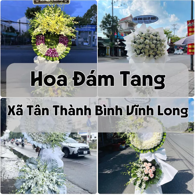 Đặt Hoa Đám Tang Xã Tân Thành Bình Vĩnh Long | Giao Tận Nơi