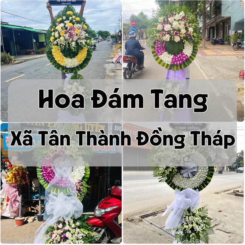 Đặt Hoa Đám Tang Xã Tân Thành Đồng Tháp | Hoa Tang Lễ