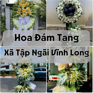 Đặt Hoa Đám Tang Xã Tập Ngãi Vĩnh Long | Hoa Chia Buồn