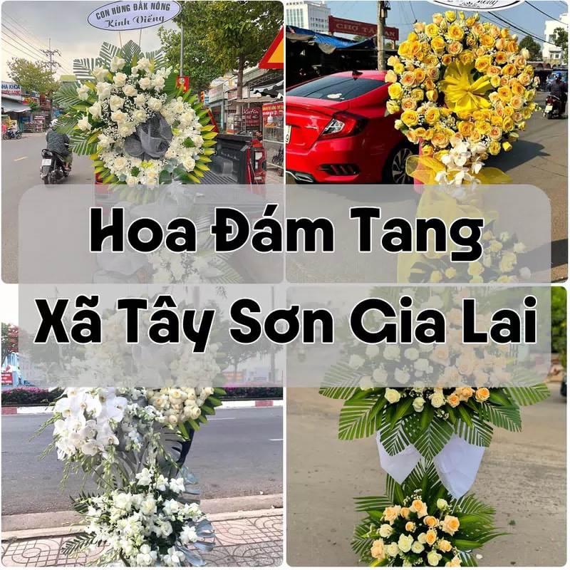 Đặt Hoa Đám Tang Xã Tây Sơn Gia Lai | Đặt Hoa Viếng