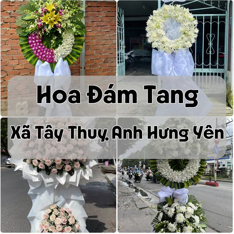 Đặt Hoa Đám Tang Xã Tây Thuỵ Anh Hưng Yên | Hoa Tang Lễ