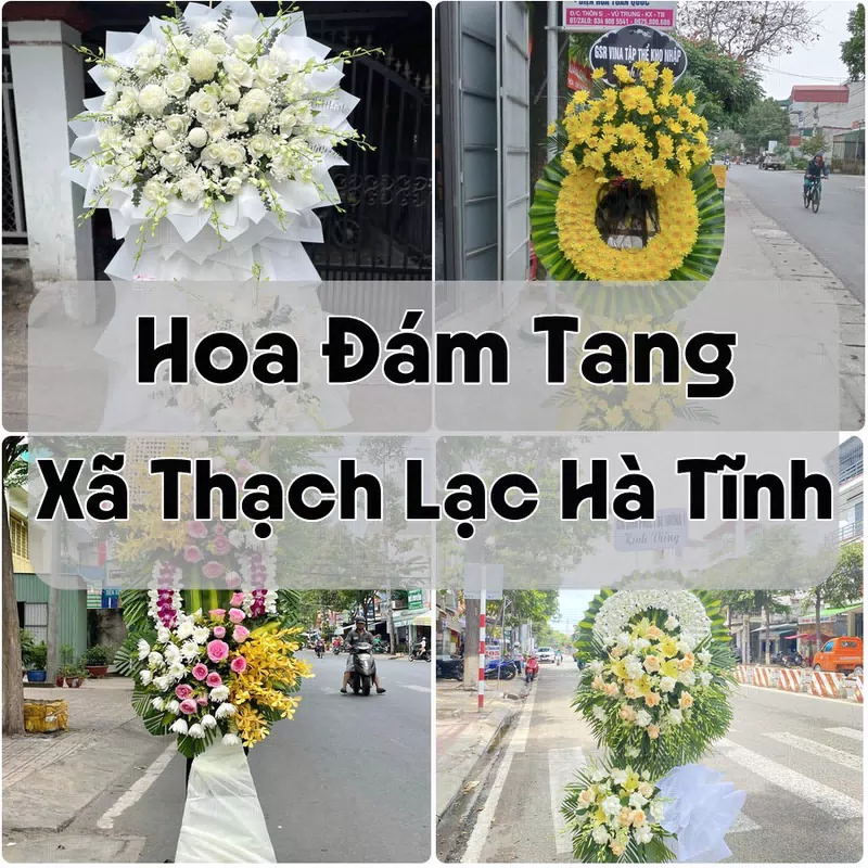 Đặt Hoa Đám Tang Xã Thạch Lạc Hà Tĩnh | Hoa Tang Lễ