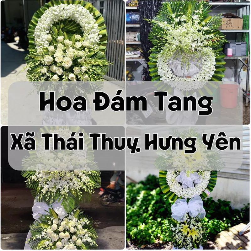 Đặt Hoa Đám Tang Xã Thái Thuỵ Hưng Yên | Hoa Chia Buồn