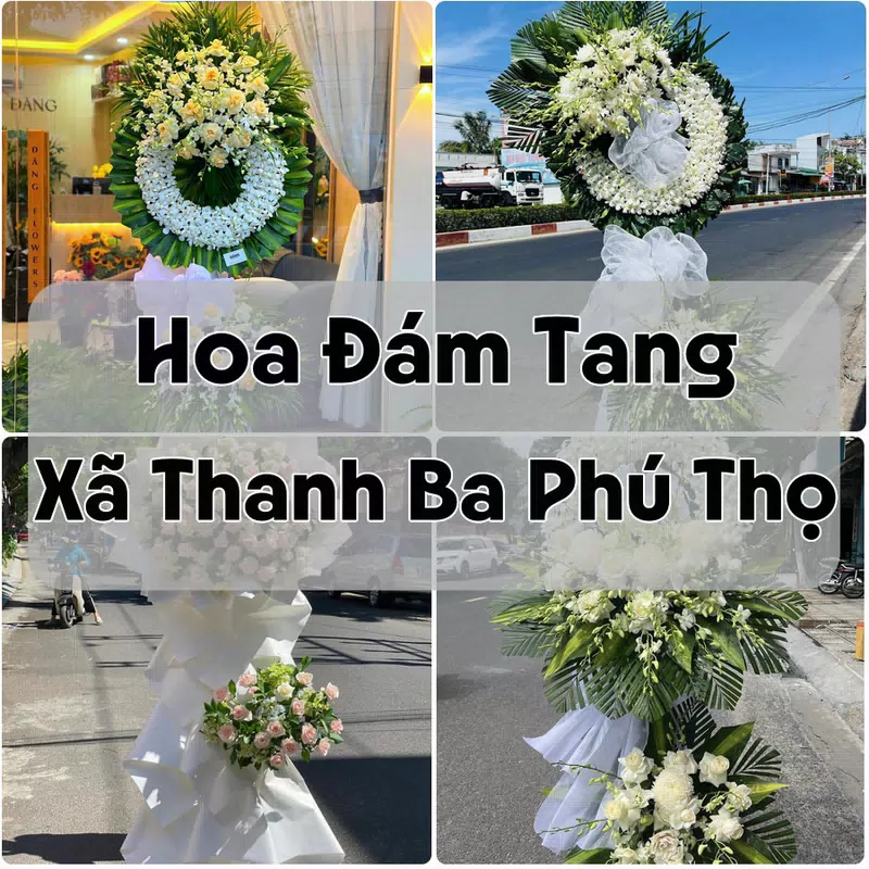 Đặt Hoa Đám Tang Xã Thanh Ba Phú Thọ | Đặt Hoa Viếng