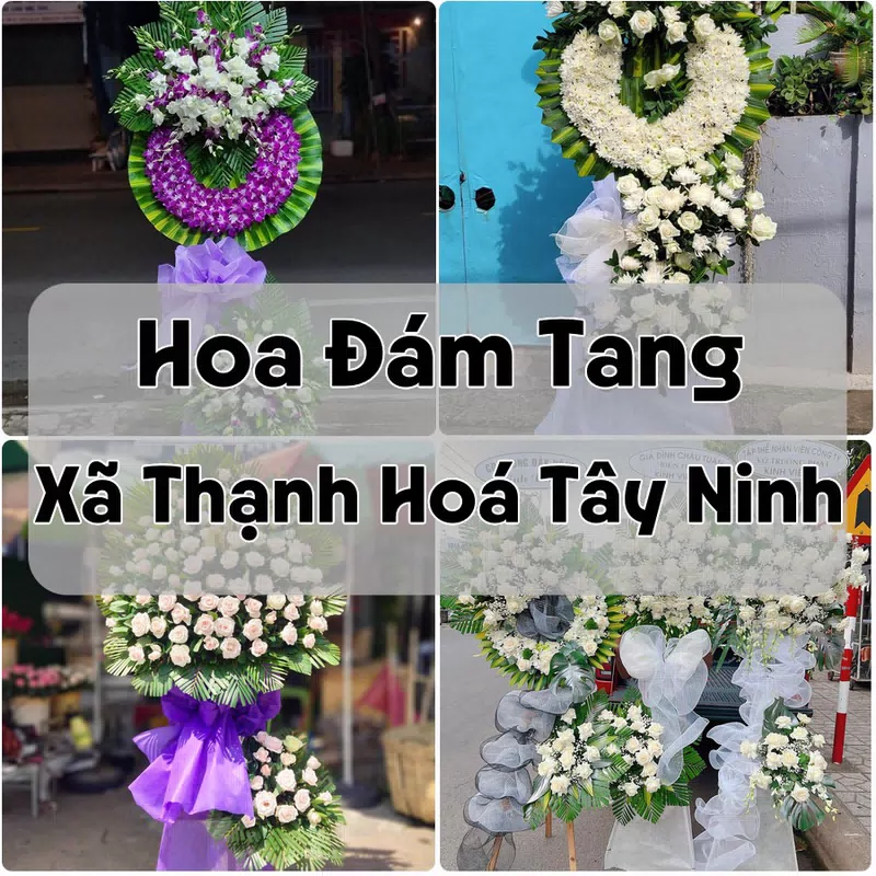 Đặt Hoa Đám Tang Xã Thạnh Hoá Tây Ninh | Giao Hoa Nhanh