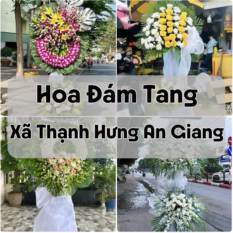 Đặt Hoa Đám Tang Xã Thạnh Hưng An Giang | Đặt Hoa Viếng