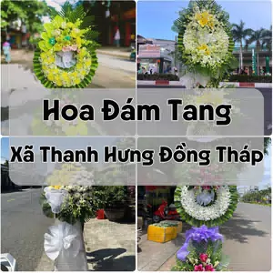 Đặt Hoa Đám Tang Xã Thanh Hưng Đồng Tháp | Giao Hoa Nhanh