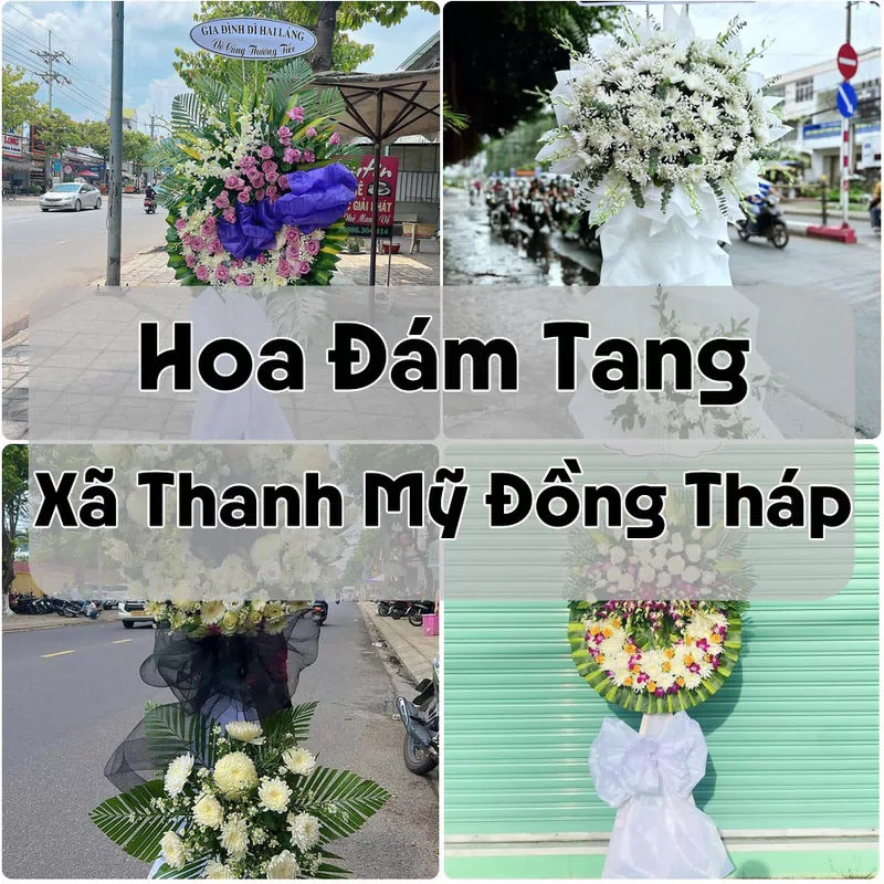 Đặt Hoa Đám Tang Xã Thanh Mỹ Đồng Tháp | Giao Tận Nơi