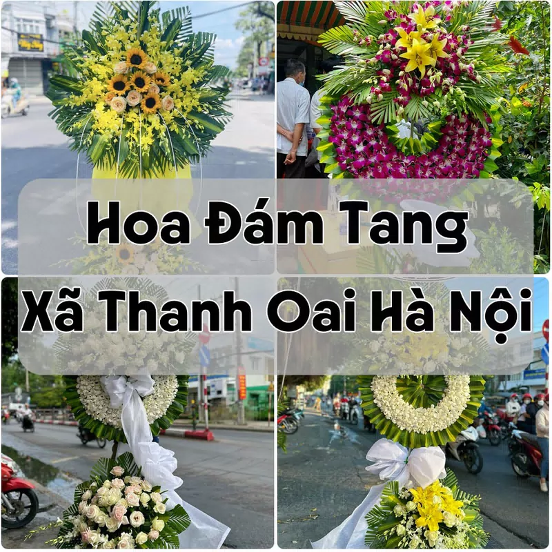 Đặt Hoa Đám Tang Xã Thanh Oai Hà Nội | Giao Tận Nơi