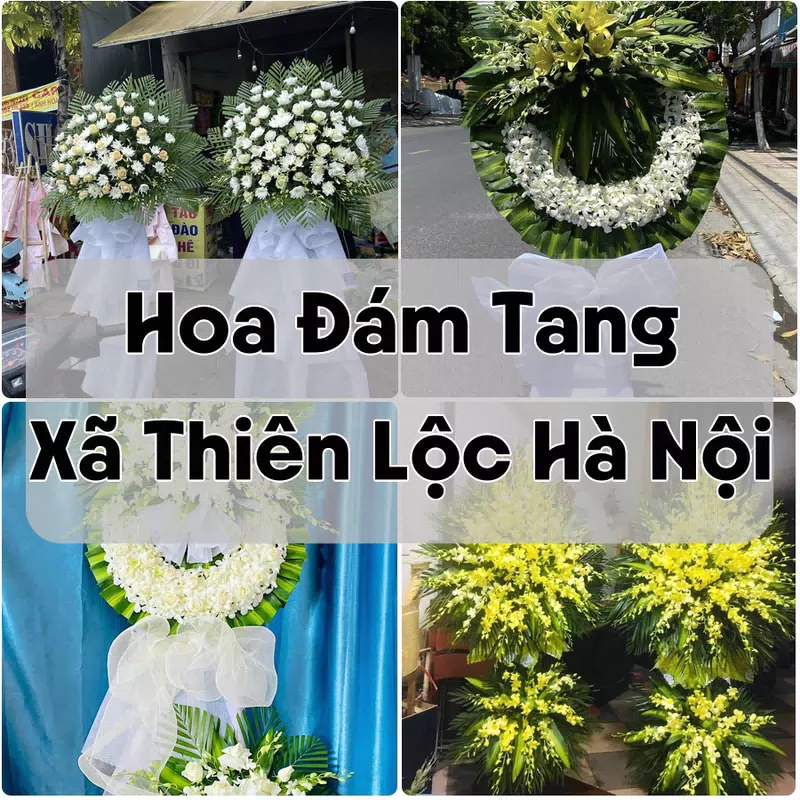 Đặt Hoa Đám Tang Xã Thiên Lộc Hà Nội | Giao Hoa Nhanh