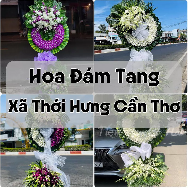Đặt Hoa Đám Tang Xã Thới Hưng Cần Thơ | Hoa Tang Lễ