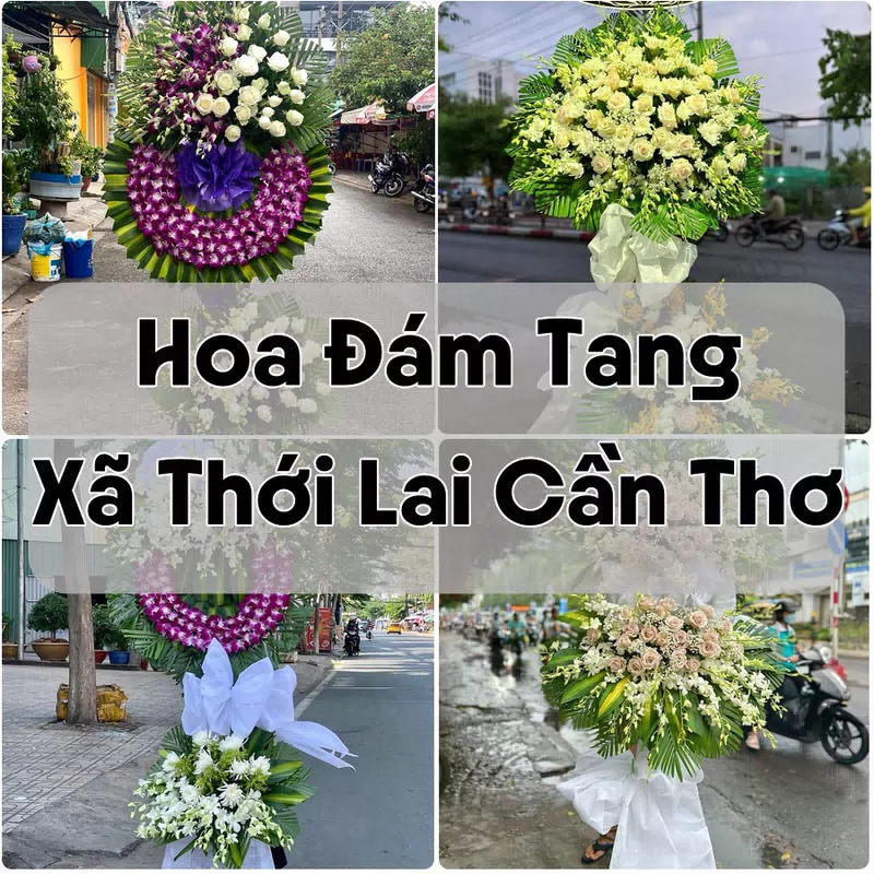 Đặt Hoa Đám Tang Xã Thới Lai Cần Thơ | Giao Hoa Nhanh