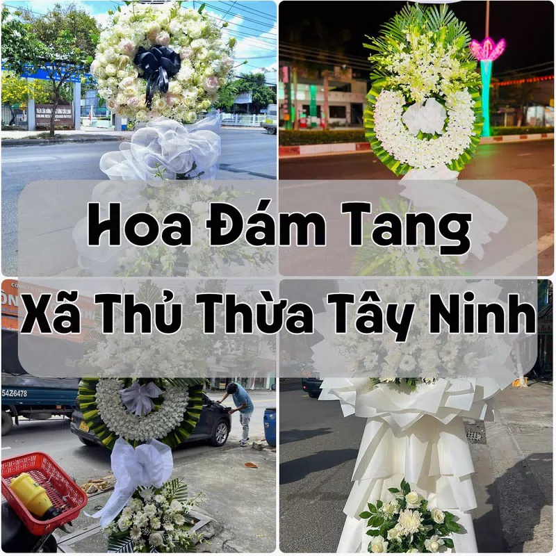 Đặt Hoa Đám Tang Xã Thủ Thừa Tây Ninh | Giao Hoa Nhanh