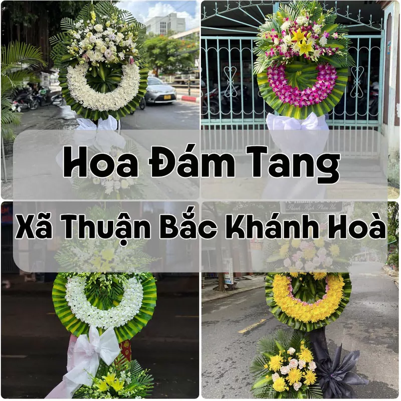 Đặt Hoa Đám Tang Xã Thuận Bắc Khánh Hoà | Giao Tận Nơi