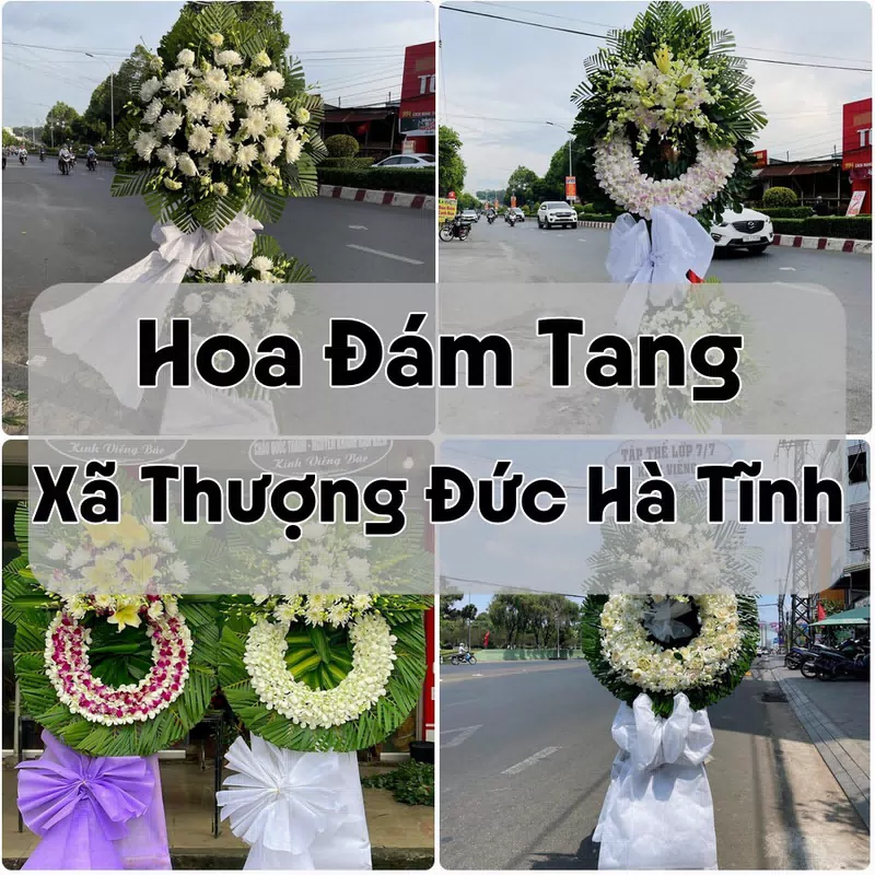 Đặt Hoa Đám Tang Xã Thượng Đức Hà Tĩnh | Đặt Hoa Viếng
