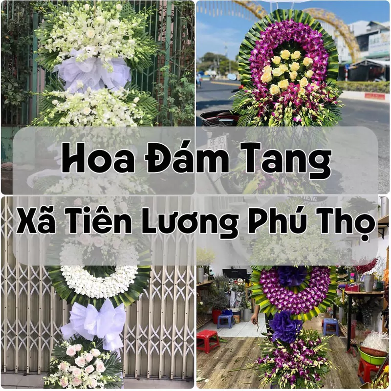 Đặt Hoa Đám Tang Xã Tiên Lương Phú Thọ | Hoa Chia Buồn
