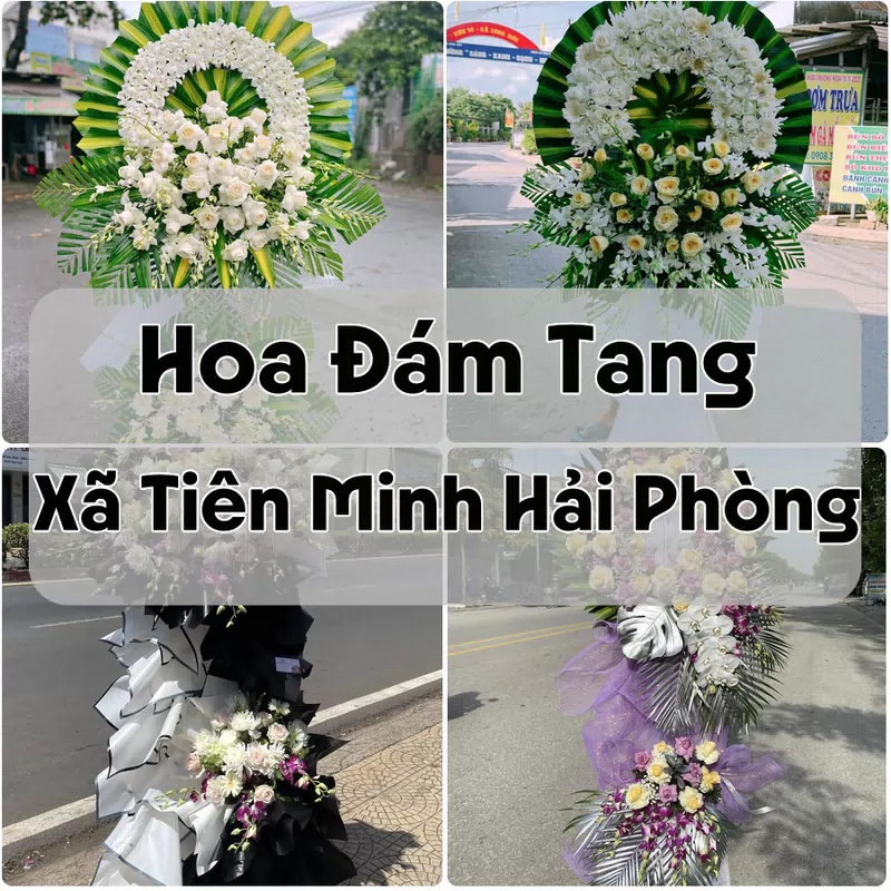 Đặt Hoa Đám Tang Xã Tiên Minh Hải Phòng | Đặt Hoa Viếng