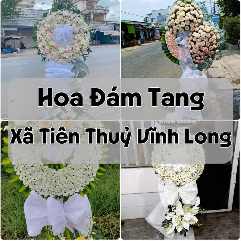 Đặt Hoa Đám Tang Xã Tiên Thuỷ Vĩnh Long | Hoa Chia Buồn