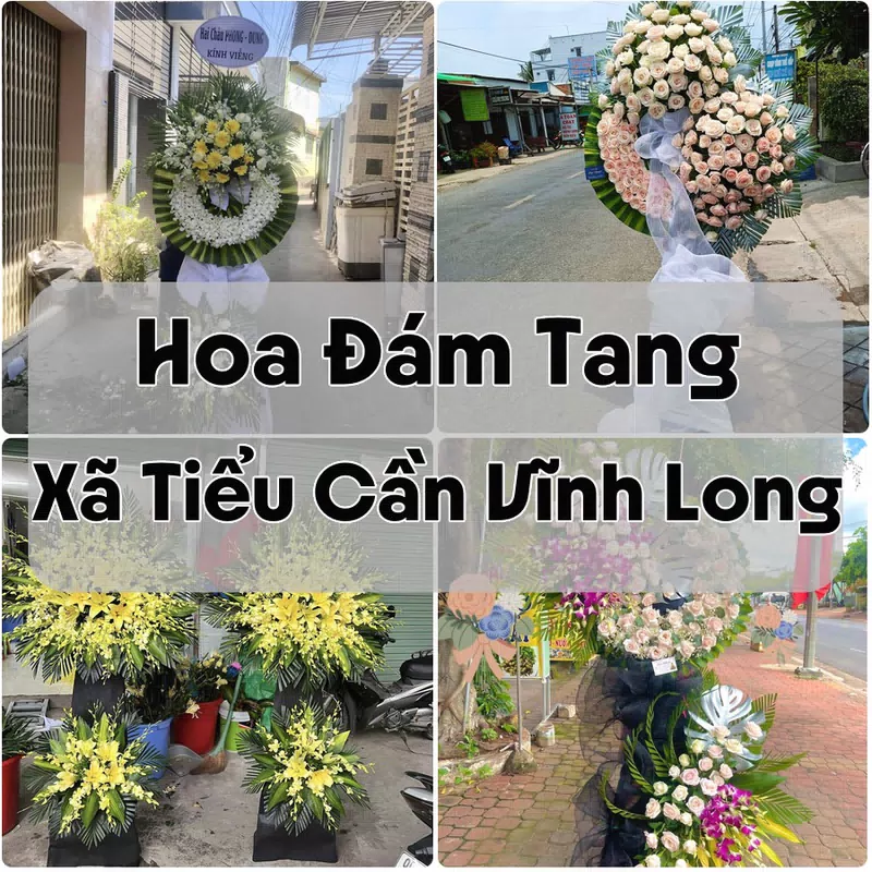 Đặt Hoa Đám Tang Xã Tiểu Cần Vĩnh Long | Giao Hoa Nhanh