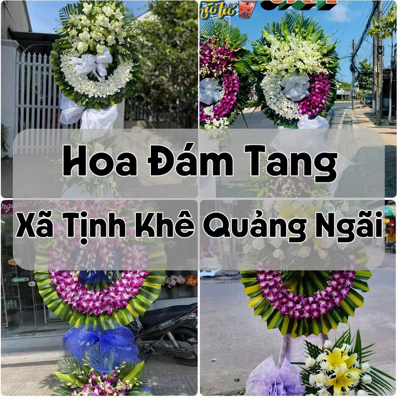 Đặt Hoa Đám Tang Xã Tịnh Khê Quảng Ngãi | Hoa Tang Lễ