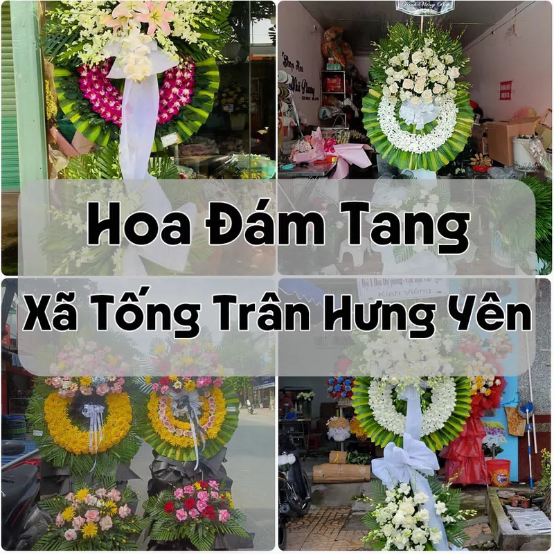 Đặt Hoa Đám Tang Xã Tống Trân Hưng Yên | Hoa Chia Buồn
