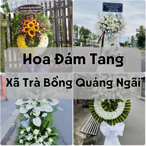 Đặt Hoa Đám Tang Xã Trà Bồng Quảng Ngãi | Hoa Chia Buồn