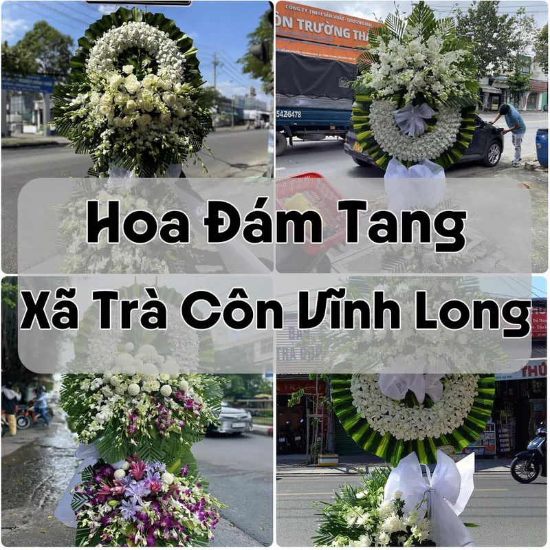 Đặt Hoa Đám Tang Xã Trà Côn Vĩnh Long | Đặt Hoa Viếng