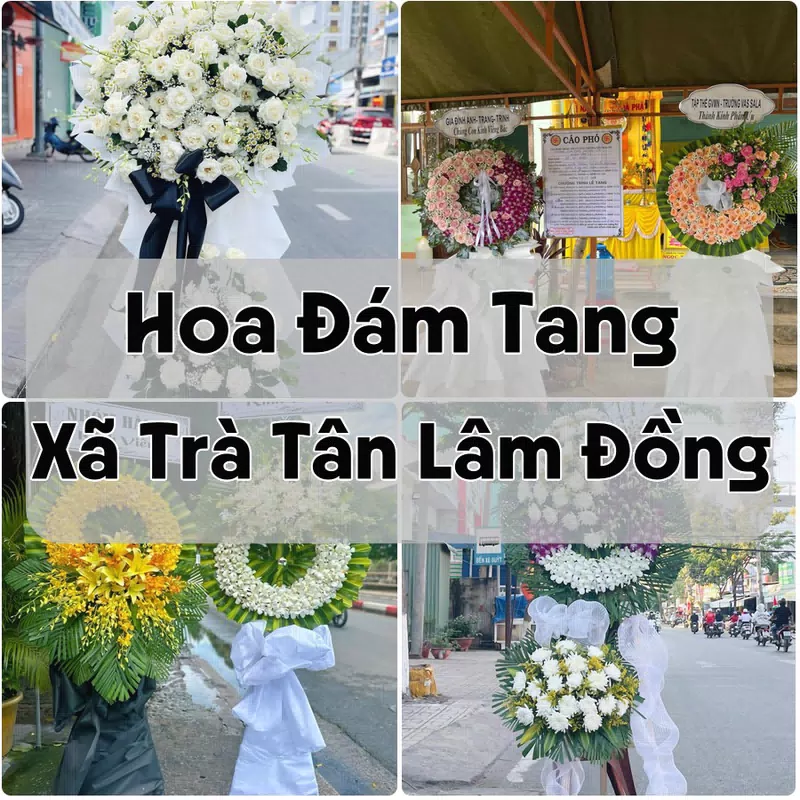 Đặt Hoa Đám Tang Xã Trà Tân Lâm Đồng | Đặt Hoa Nhanh