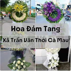 Đặt Hoa Đám Tang Xã Trần Văn Thời Cà Mau | Hoa Chia Buồn