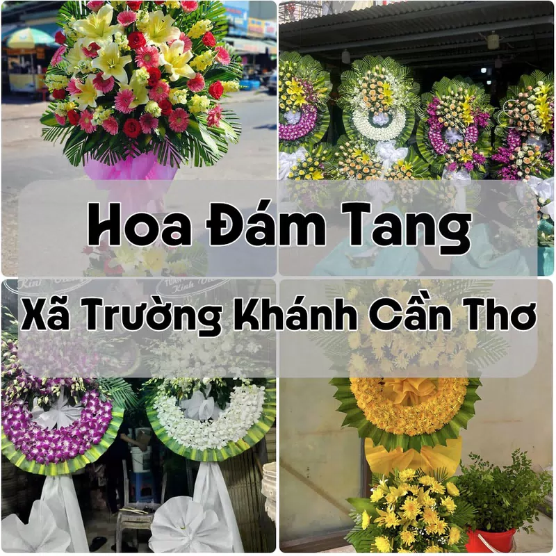Đặt Hoa Đám Tang Xã Trường Khánh Cần Thơ | Hoa Tang Lễ